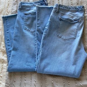 Jessica Simpson relaxed Capri/crop